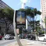 猛暑のサンパウロ（Rovena Rosa/Agencia Brasil）
