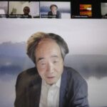 「コロナパンデミックとは何だったのか」についてオンライン講演する松田博公さん