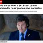 ハビエル・ミレイ・アルゼンチン大統領（15日付CNNブラジルの記事の一部）