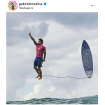 ジェローム・ブルイエ氏が撮影したガブリエル・メジーナの象徴的な写真（Foto:instagram@gabrielmedina）