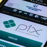 中銀サイトのPIXの始動画面（©Marcello Casal Jr/Agencia Brasil）