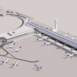 新コンゴーニャス空港の完成予定図（Divulgação/AENA）