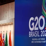 開催間近なG20サミットの会場（© Fernando Frazão/Agência Brasi）