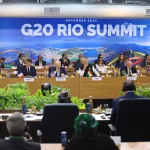 G20サミット初日の会議の様子（© Tomaz Silva/Agência Brasil）