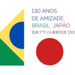 日本ブラジル友好交流130年のロゴマーク